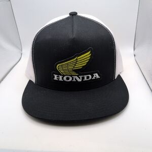 Factory Effex Honda Classic Snapback Hat - Black/White Mesh 22-86302